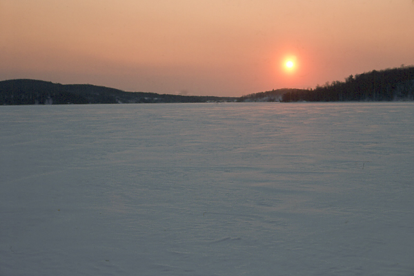 Lake of Bays in winter