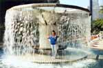 Girl in a fountain