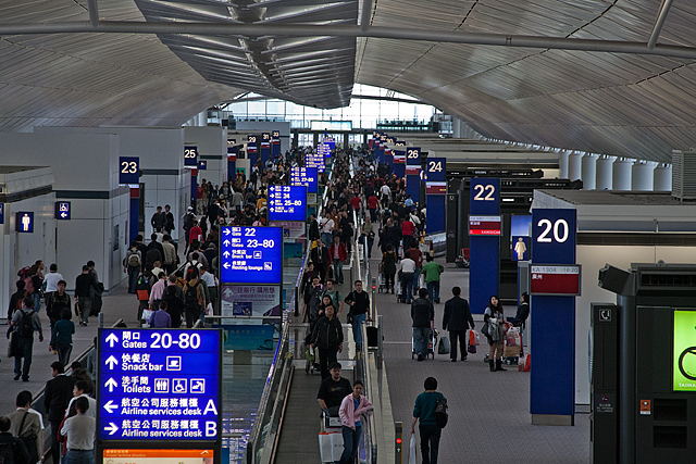 Gates at Chek Lap Kok