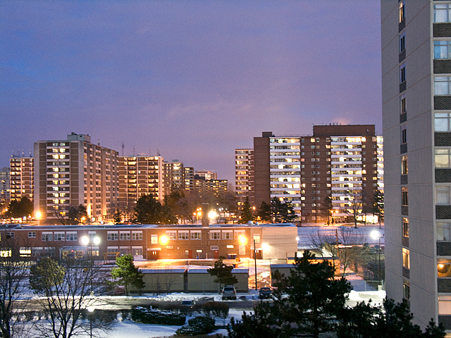 Apartment blocks