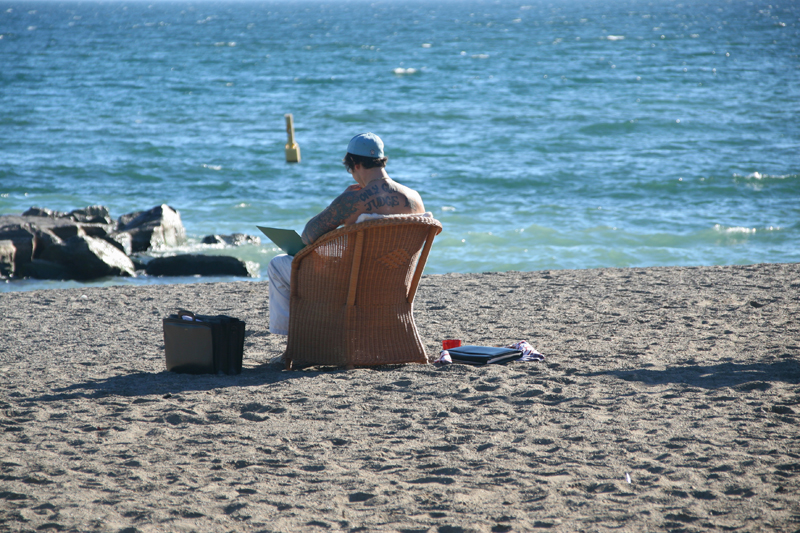 At the Beach